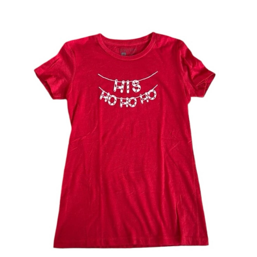 Hubs & Hers red “ His Ho Ho Ho” t-shirt